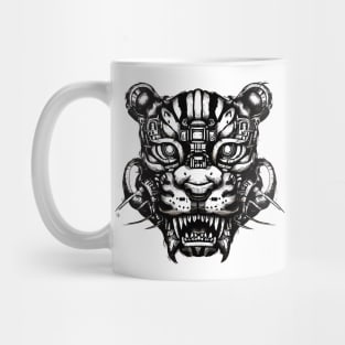 Mecha Tiger Head Weirdcore Mug